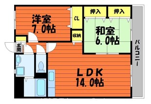 ローザ・クオーレⅠの物件間取画像